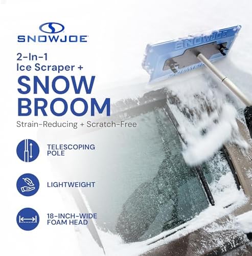 Snow Joe 18 Snow Broom & Ice Scraper - Image 2
