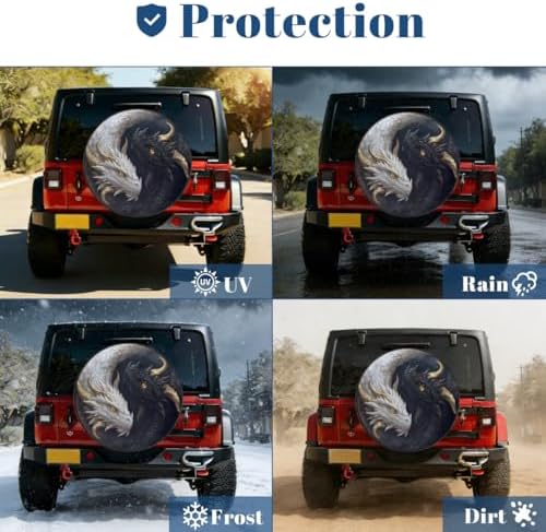 Dragon Spare Tire Cover Waterproof Dust-Proof Spare Wheel Covers - Image 7
