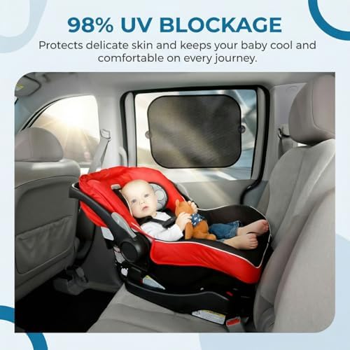 5 Pack Car Window Sunshade Set, Side and Rear - Image 6