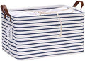 Hinwo 31L Large Canvas Storage Bin by Hinwo