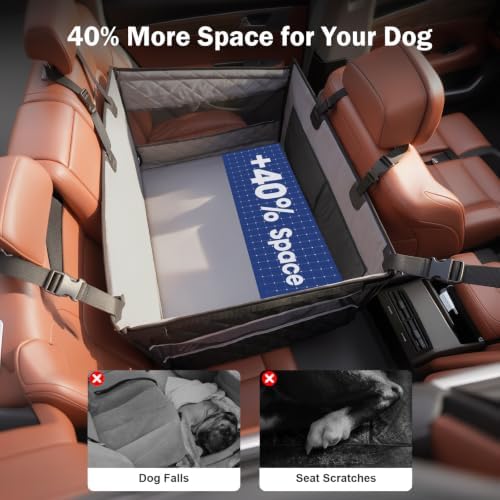 MIXJOY Dog Car Seat for Large Medium Dogs - - Image 5