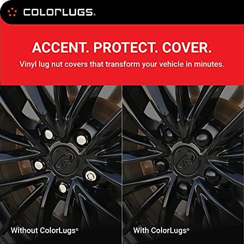 ColorLugs Vinyl Lug Nut Cover | Black | Flexible Fit Wheel Lug Nut Cap | Fits - Image 2