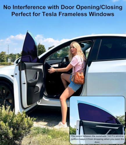XCBYT Tesla Window Shade for Model Y/Juniper 2020-2026, 4 Pack - Image 3