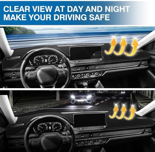 KUST Dash Cover Mat for 2023-2026 Honda Accord Polyester Dashboard Cover - Image 6