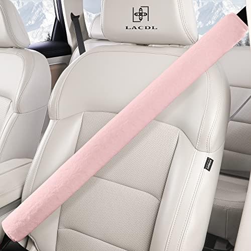 LACDL Extra Long Seatbelt Cover Super Soft Furry - Image 2