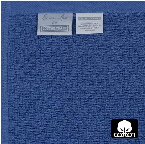 COTTON CRAFT Euro Spa Waffle Weave Bath Towels - Image 7