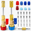 31Pcs R134A Valve Core Quick Remover Installer Tool Set, High Low Pressure AC by Unknown