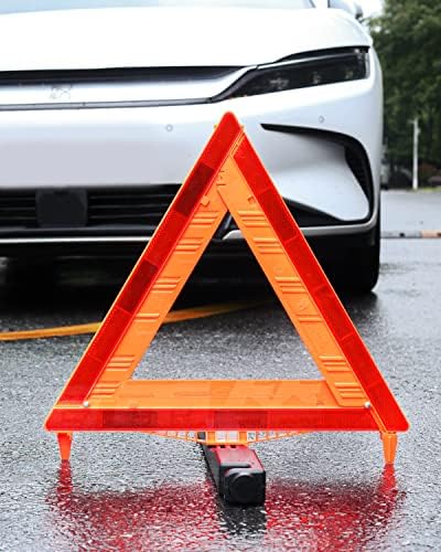 SAFEMATE 12 Pack Warning Triangle DOT Approved, Foldable Emergency Safety - Image 5