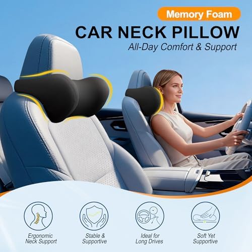 Allaboutsla 2-Pack Car Neck Pillow, Car Headrest Pillow - Image 2