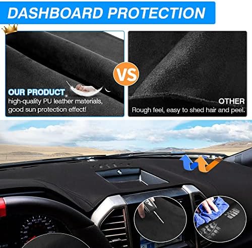 Cartist Dash Cover Fits for Ford F-150 F150 2015-2020 Dashboard Cover Mat - Image 5