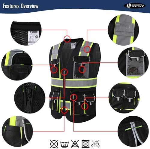 JKSafety Reflective Safety Vest - Image 4