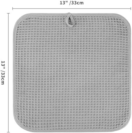 Microfiber Waffle Face Towels, 2 Pieces, Fast Drying, Lint Free 430 GSM - Image 7