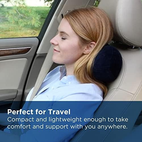 Tempur-Pedic All-Purpose Memory Foam Travel Pillow, Peanut-Shaped Lumbar Pillow - Image 4