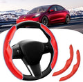 Canvcle Steering Wheel Cover for Tesla Model 3/Y 2016-2025 2026 by Canvcle