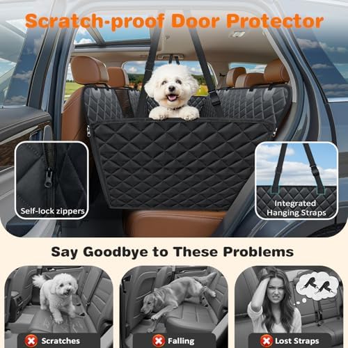 URPOWER 4 in 1 Dog Car Seat Cover - Image 3