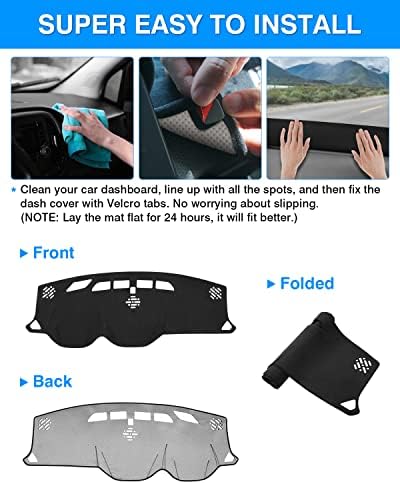 Autorder Dashboard Cover Mat for 2018-2024 Chevrolet Traverse Accessories Dash - Image 5