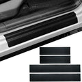 Car Accessories 4 Pcs Carbon Fiber Door Sill Scuff Protector Auto Door Entry by Hong+HT