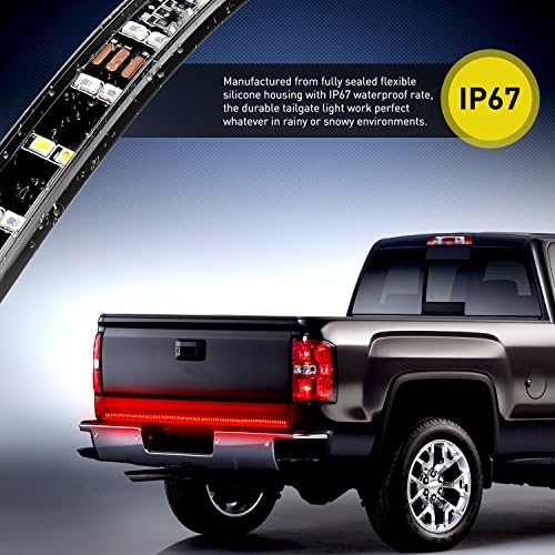 Nilight 60 Inch Truck Tailgate Light Bar Double Row 264 LEDs - Image 6