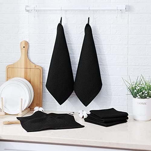 Kitinjoy 100% Cotton Waffle 8-Pack Kitchen Towels - Image 6