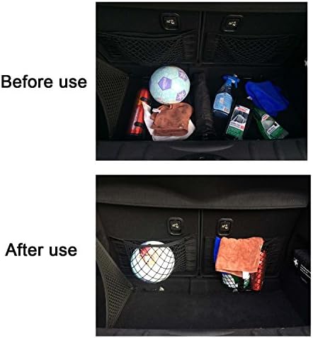 Universal Mesh Cargo Net Storage Net Wall Sticker Organizer Pouch Bag Storage - Image 3