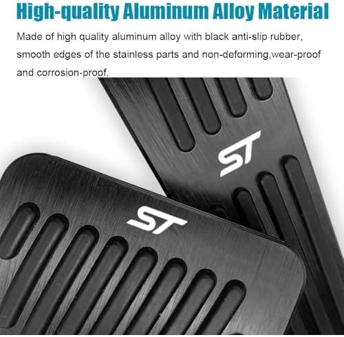 LEXLEY 2PCS Aluminum Brake Gas Pedal Covers - Image 4