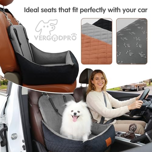 Small Dog Car Seat & Travel Bed:Keep Your Pup Safe, Comfortable and Secure on - Image 4