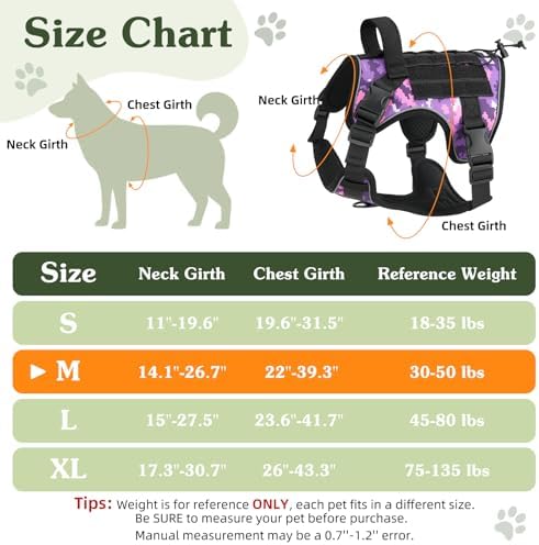 VavoPaw Heavy Duty Tactical Dog Harness - Image 2