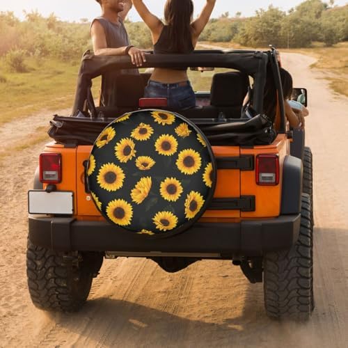 Delerain Sunflower Spare Tire Covers - Image 4