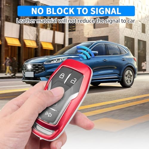 QBUC for Ford Key fob Cover, 4/5 Buttons Smart Key - Image 4