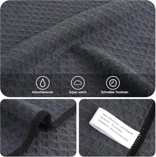 KinHwa Waffle Microfiber Dish Cloths Kitchen Towels - Image 4