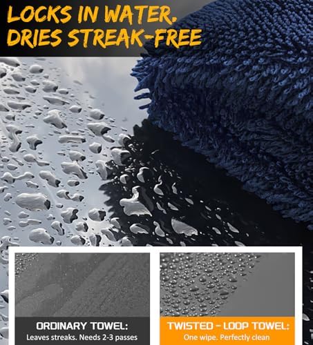 YeewayVeh 2-Pack Long-Reach Pro Drying Towels - Image 4