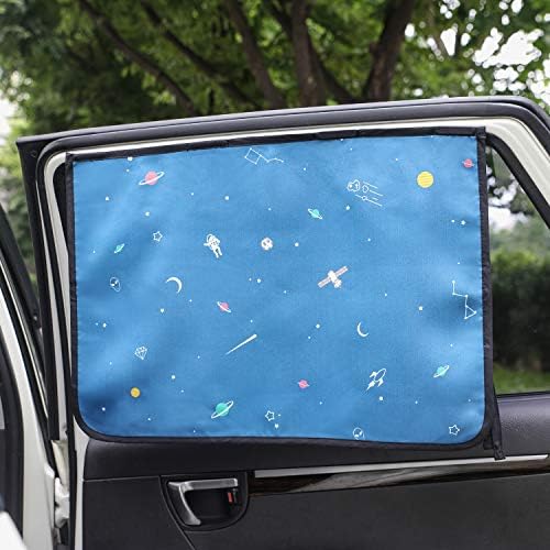 Magnetic Car Sun Shade Curtain for Side Window – Sun Blocker and UV Protector by Unknown
