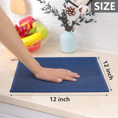 Homaxy 100% Cotton Waffle Weave Kitchen Dish Cloths 18-Pack - Image 5