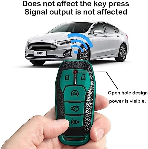 Kirsnda for Ford Key fob Cover, Texture Protective Case - Image 4
