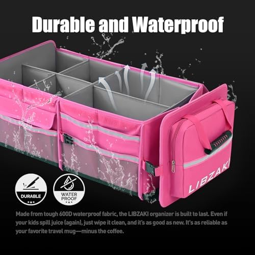 LIBZAKI Oversize 4 in 1 Car Trunk Storage Organizer - Image 2