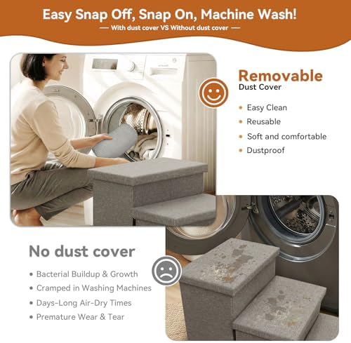 Zerbuger Dog Stairs Non-Slip Storage - Image 5