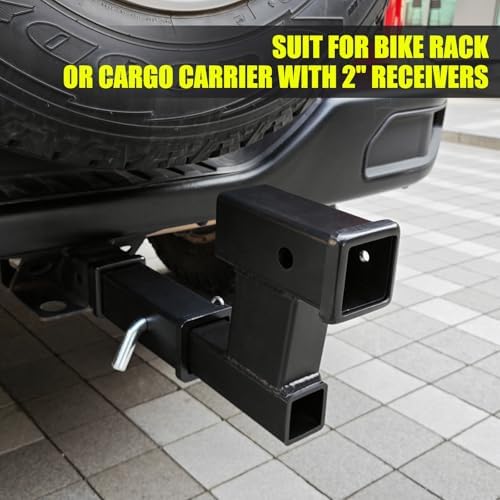 KAIRAY Trailer Receiver Hitch Riser Extender Adapter 6" Drop/Riser, 7500lbs - Image 5