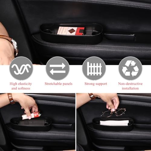 Yourkar 2 PCS Car Armrest Support Cover, Left Side Door Armrest Cushion Pad - Image 5