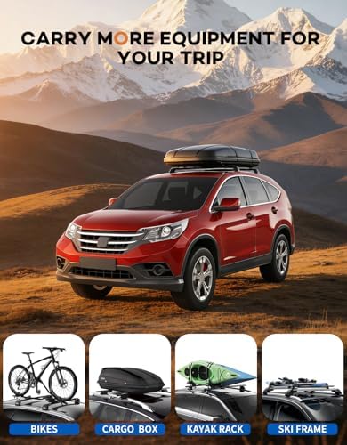 Wonderdriver 330lbs Roof Rack Cross Bars - Image 6