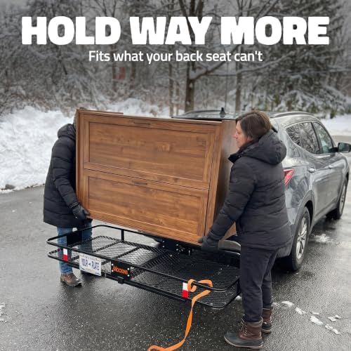 Mockins 70"x30"x6" XXL Folding Cargo Hitch Carrier - Image 3