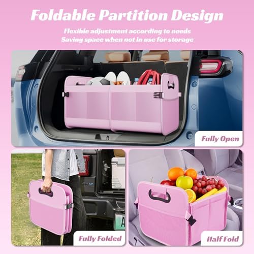 Sposuit Trunk Organizer for Car - 70L Collapsible Sturdy Car Storage - Image 4