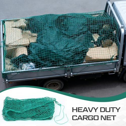 SATINIOR 5 x 8 ft Heavy Duty Cargo Net Truck Bed Network Cover - Image 6