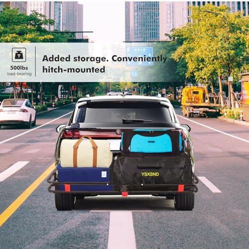GarveeTech 500 LBS Hitch Mount Cargo Carrier Basket 53 in x19 in x 6 in - Image 5