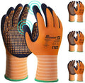 Schwer 3/6/12 Pairs Safety Work Gloves, MicroDot Abrasion & Grip by SCHWER