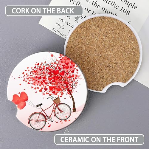 Love Tree Bicycle Cup Holder Coasters - Image 3