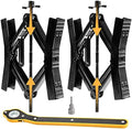 Camper Wheel Chock Stabilizer 2 Sets, Double Speed Heavy Duty Truck RV Tire by ProudPanda