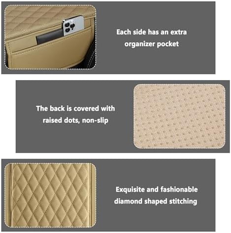 Stacool Upgraded Car Center Console Cover, Microfiber Leather Car Armrest Cover - Image 3