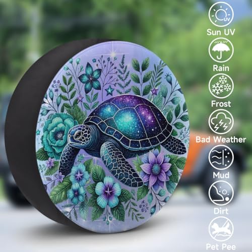 Turtle Spare Tire Cover Waterproof Dust-Proof Spare Wheel Covers - Image 3