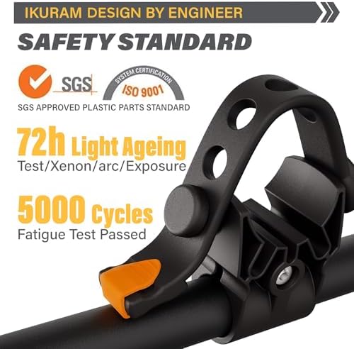 IKURAM R 2 Bike Hitch Mount Foldable Bicycle Carrier, Fits 2" Receiver - Image 3