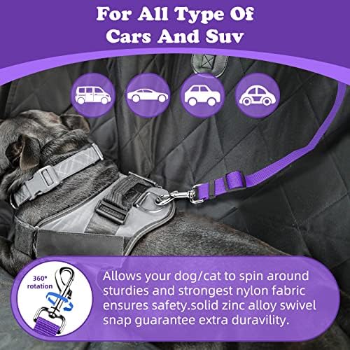 BWOGUE Dog Seat Belt for Car, Headrest Restraint Safety Lead, 1 Pack - Image 5